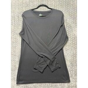 GT Performance Mens XL Long Sleeve Activewear Shirt Black Crew Neck 0467